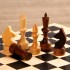 Настольная игра 3 в 1 "Орнамент" шахматы, шашки, нарды, доска 30x30 см, дерево
