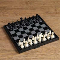 Набор 3в1 нарды, шахматы, шашки магнитные, доска 24.5х24.5 см