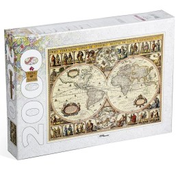 Пазлы "Историческая карта мира" 2000 элементов