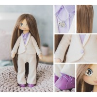 Интерьерная кукла "Джин" набор для шитья