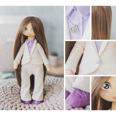 Интерьерная кукла "Джин" набор для шитья