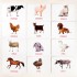 Обучающие карточки по методике Домана «Домашние животные и птицы»
