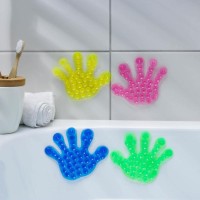 Мини-коврик для ванны "Рука" цвет МИКС