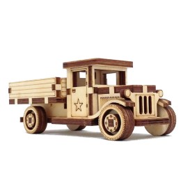 Сборная модель Грузовик Газ АА "Полуторка" деревянный конструктор