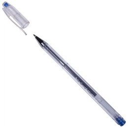 Ручка гелевая 0,5 мм, синяя, игольчатый пишущий узел