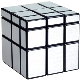 Зеркальный кубик MIRROR Blocks 3x3 серебро
