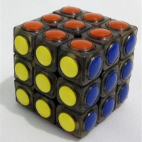 Кубик 3x3 Полупрозрачный круглые вставки