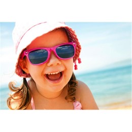 Детские солнцезащитные очки модные с защитой UV 400 с чехлом