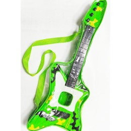 Игрушка музыкальная гитара "Рок звезда" зеленая