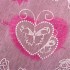 Флизелин "Крылья любви", цвет светло-розовый