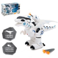 Робот-игрушка «Динозавр тиранобот», стреляет, свет, звук