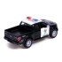 Машина металлическая Ford F-150 SVT Raptor, 1:46, открываются двери, инерция, полиция