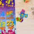 Игра-бродилка и плакат с цифрами "Изучаем счет" для девочек